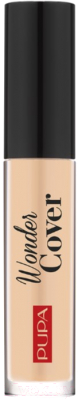 Консилер Pupa Wonder Cover Full Coverage Concealer Reflecting Effect тон 004 (4.2мл)