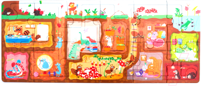 

Пазл Mieredu, Подземные дома / ME065R