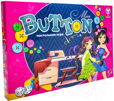 

Настольная игра Strateg, Miss Button / 30355