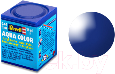 Краска для моделей Revell Aqua Color / 36151 (синий ультрамарин глянцевая, 18мл)
