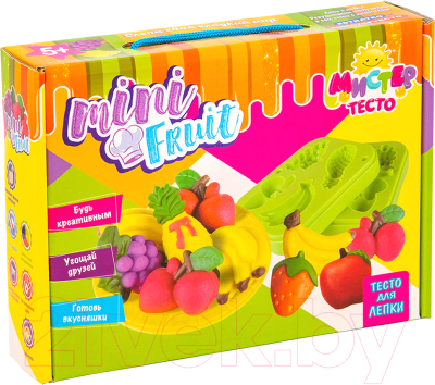 

Набор для лепки Strateg, Мистер тесто. Mini Fruit / 71201