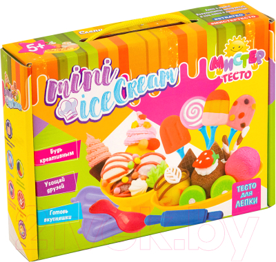 

Набор для лепки Strateg, Мистер тесто. Mini Ice Cream / 71202
