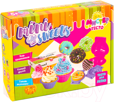 

Набор для лепки Strateg, Мистер тесто. Mini Sweets / 71203