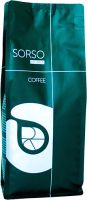 Кофе в зернах Sorso 90% Арабика 10% Робуста (1кг) - 