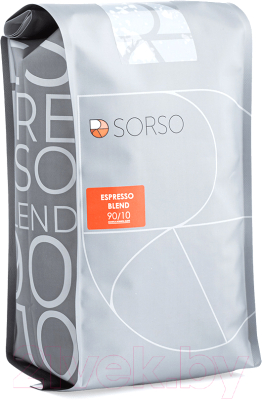 

Кофе в зернах Sorso, 90% Арабика 10% Робуста