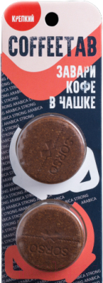 Кофе молотый Sorso Coffeetab Крепкий таблетированный (33x7.5г)