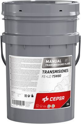 Трансмиссионное масло Cepsa Transmisiones FE+LD 75W80 / 540772277 (20л) - 