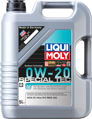 Моторное масло Liqui Moly Special Tec V 0W20 / 20632 (5л)