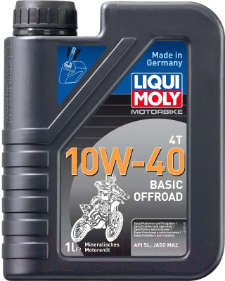 Моторное масло Liqui Moly Motorbike 4T Offroad 10W40 / 3055 (1л)