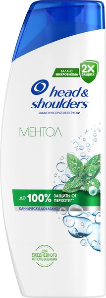 Шампунь для волос Head & Shoulders Ментол против перхоти (400мл)