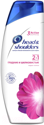 Шампунь для волос Head & Shoulders Гладкие и шелковистые 2 в 1 (400мл)