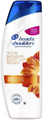 Шампунь для волос Head & Shoulders Против выпадения волос против перхоти для женщин (400мл)