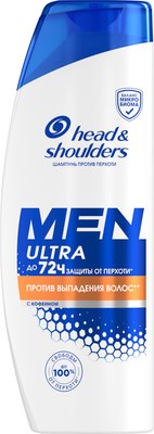 Шампунь для волос Head & Shoulders Против выпадения волос против перхоти для мужчин (400мл) - 