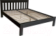 Двуспальная кровать BAMA Флоренция (180x200, черный) - 