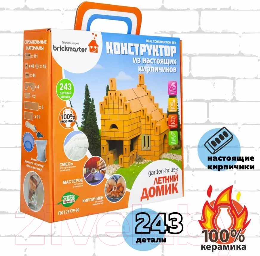 Конструктор Brickmaster Летний домик / 206 (243эл)