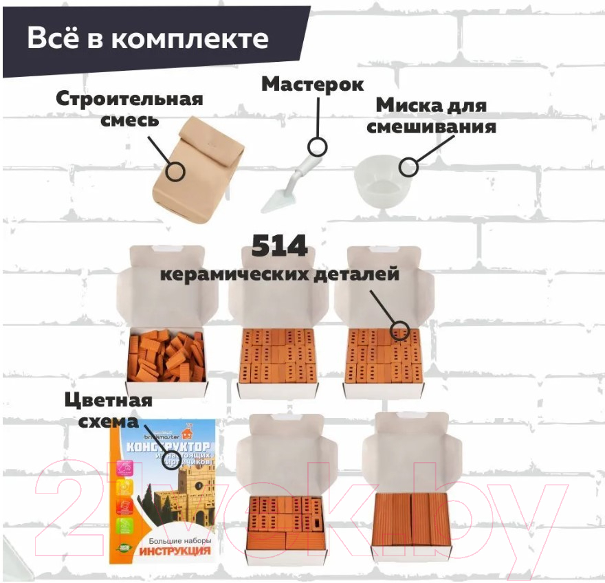 Конструктор Brickmaster Замок / 101 (514эл)