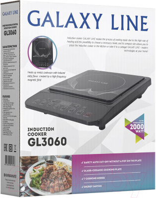 Изображение товара Электрическая настольная плита Galaxy GL 3060 (черный)