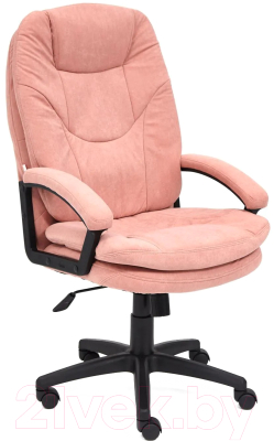 Кресло офисное Tetchair Comfort LT флок (розовый)