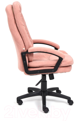 Кресло офисное Tetchair Comfort LT флок (розовый)