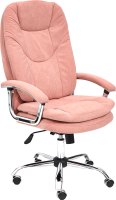 Кресло офисное Tetchair Softy Lux флок (розовый) - 