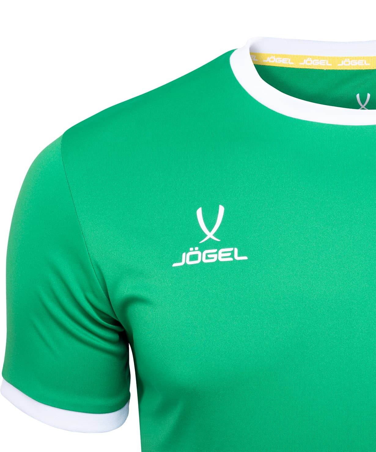 Футболка игровая футбольная Jogel Camp Origin Jersey / JFT-1020 (XXXL, зеленый/белый) — фото 3