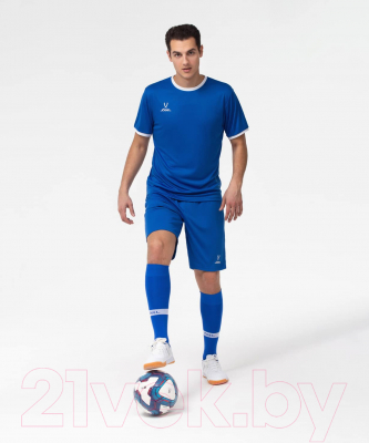 Футболка игровая футбольная Jogel Camp Origin Jersey / JFT-1020 (XXXL, синий/белый)