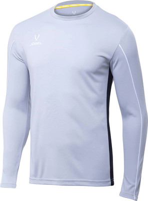Футболка вратарская футбольная Jogel Camp GK Padded LS / JGT-1600-K (YM, серый/черный/белый) -