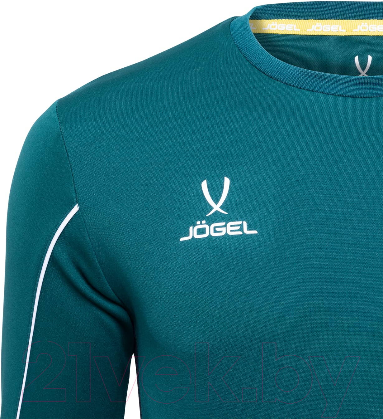 Футболка вратарская футбольная Jogel Camp GK Padded LS / JGT-1600-K (YS, зеленый/черный/белый) — фото 3