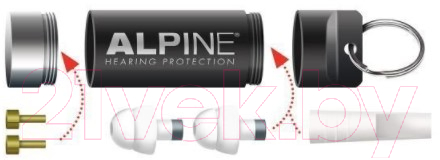 Беруши для музыкантов Alpine Hearing Protection MusicSafe Classic / 111.23.201 — фото 4
