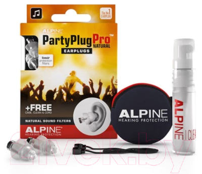 Беруши для музыкантов Alpine Hearing Protection PartyPlug Pro Natural / 111.21.600
