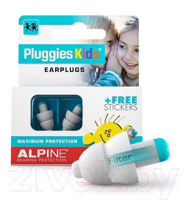 Защита для ушей ребенка Alpine Hearing Protection PluggiesKids / 111.31.150