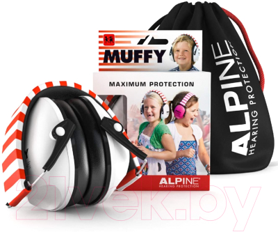 Защита для ушей ребенка Alpine Hearing Protection Muffy / 111.82.322 (белый)