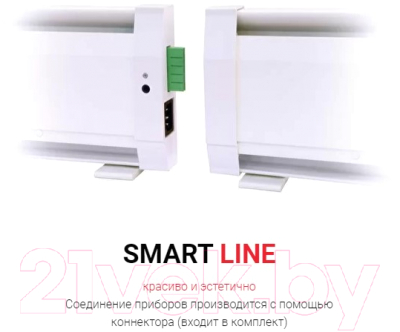 Теплый плинтус электрический Mr.Tektum Smart Line 1.6м (коричневый)