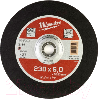 

Шлифовальный круг Milwaukee, 4932451483