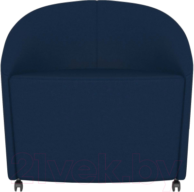 Кресло мягкое Euroforma 3D 3DM Velutto/Velours 26 (темно-синий)