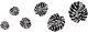 Декор настенный Arthata Листья Монстеры 30x120-B / 095-6 (черный) - 