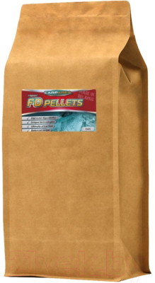 Прикормка рыболовная Carparea Пеллетс гранулированный клубника / CPPG-101 (10кг)