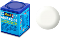 Краска для моделей Revell Aqua Color / 36301 (белый шелково-матовый, 18мл) - 