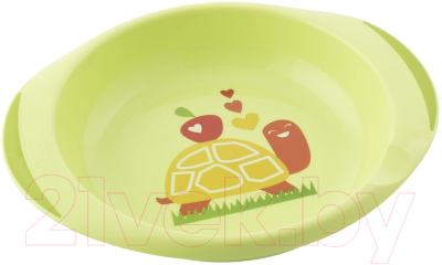 Набор посуды для кормления Chicco 12+ / 00016002300000 (2шт, зеленый)