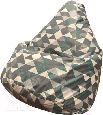 Бескаркасное кресло Flagman Груша Мега Г3.5-191 (Zigzag blooks 104)