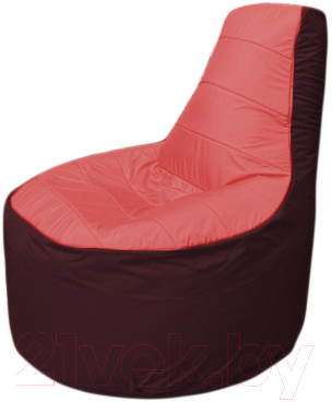 Бескаркасное кресло Flagman Трон Т1.1-0201 (красный/бордовый)