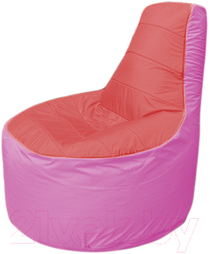 Бескаркасное кресло Flagman Трон Т1.1-0203 (красный/розовый)