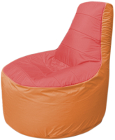 Бескаркасное кресло Flagman Трон Т1.1-0205 (красный/оранжевый) - 