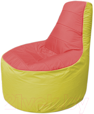 Бескаркасное кресло Flagman Трон Т1.1-0206 (красный/желтый)