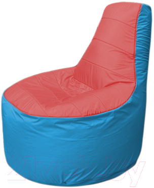 Бескаркасное кресло Flagman Трон Т1.1-0213 (красный/голубой)