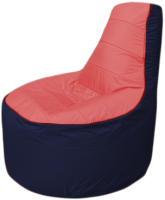 Бескаркасное кресло Flagman Трон Т1.1-0216 (красный/темно-синий) - 