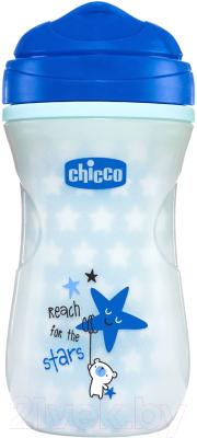 Поильник Chicco Shiny Cup / 00006971200000 (266мл, голубой)
