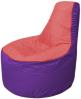 Бескаркасное кресло Flagman Трон Т1.1-0218 (красный/фиолетовый) - 