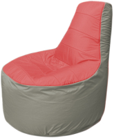 Бескаркасное кресло Flagman Трон Т1.1-0222 (красный/серый) - 