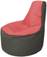Бескаркасное кресло Flagman Трон Т1.1-0223 (красный/темно-серый) - 